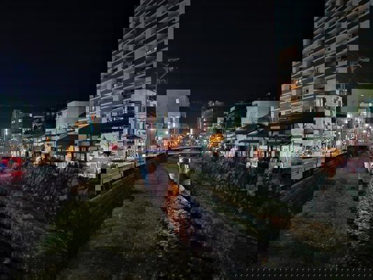 Rivière Metoba de nuit