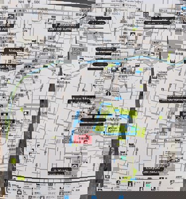 Plan de la ville de Matsumoto