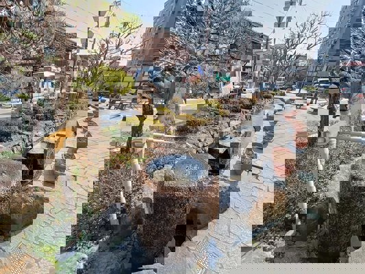 Fontaine dans Matsumoto