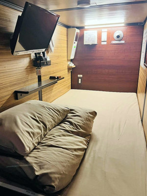 Intérieur d'une capsule