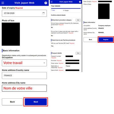 Etape 2 / 3 - informations optionnelles