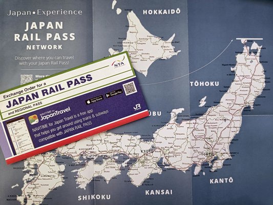 Voucher du Japan Rail Pass National