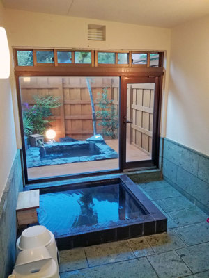 Onsen privatif avec rotenburo