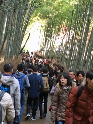 Affluence "normale" à Arashiyama