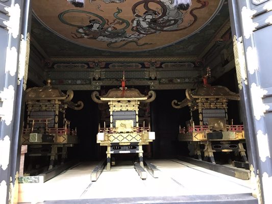 Les 3 temples transportables du Shinyosha