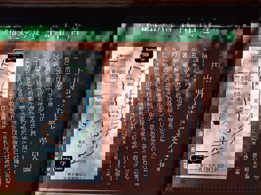 Explications sur les chemins du Nakasendô