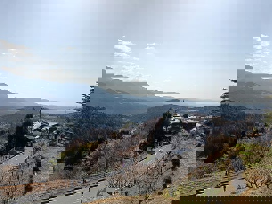 Vue sur la vallée de Kiso