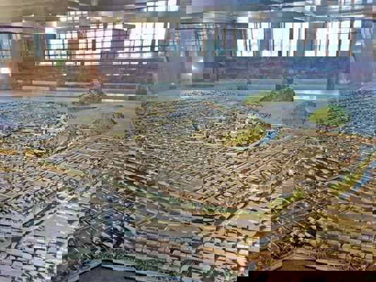 Maquette d'Himeji à l'époque Edo