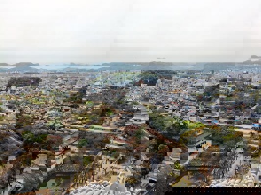 Point de vue depuis le sommet du château