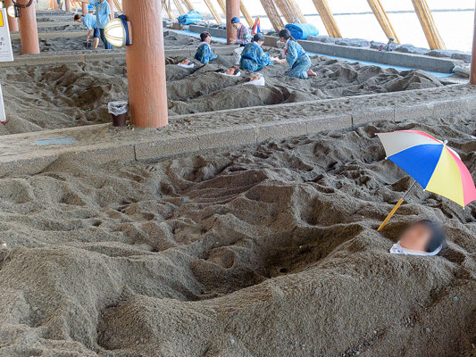 Personne dans le sable