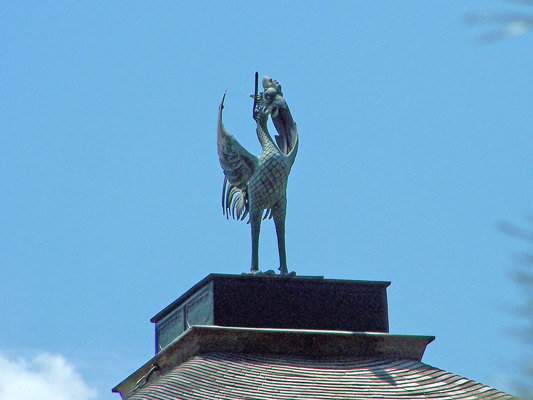 Phénix au sommet du Ginkaku-ji