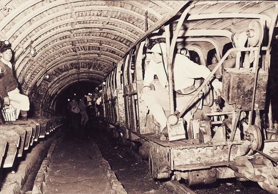 Intérieur de la mine