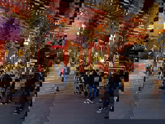 Visite du temple pour Hatsumode