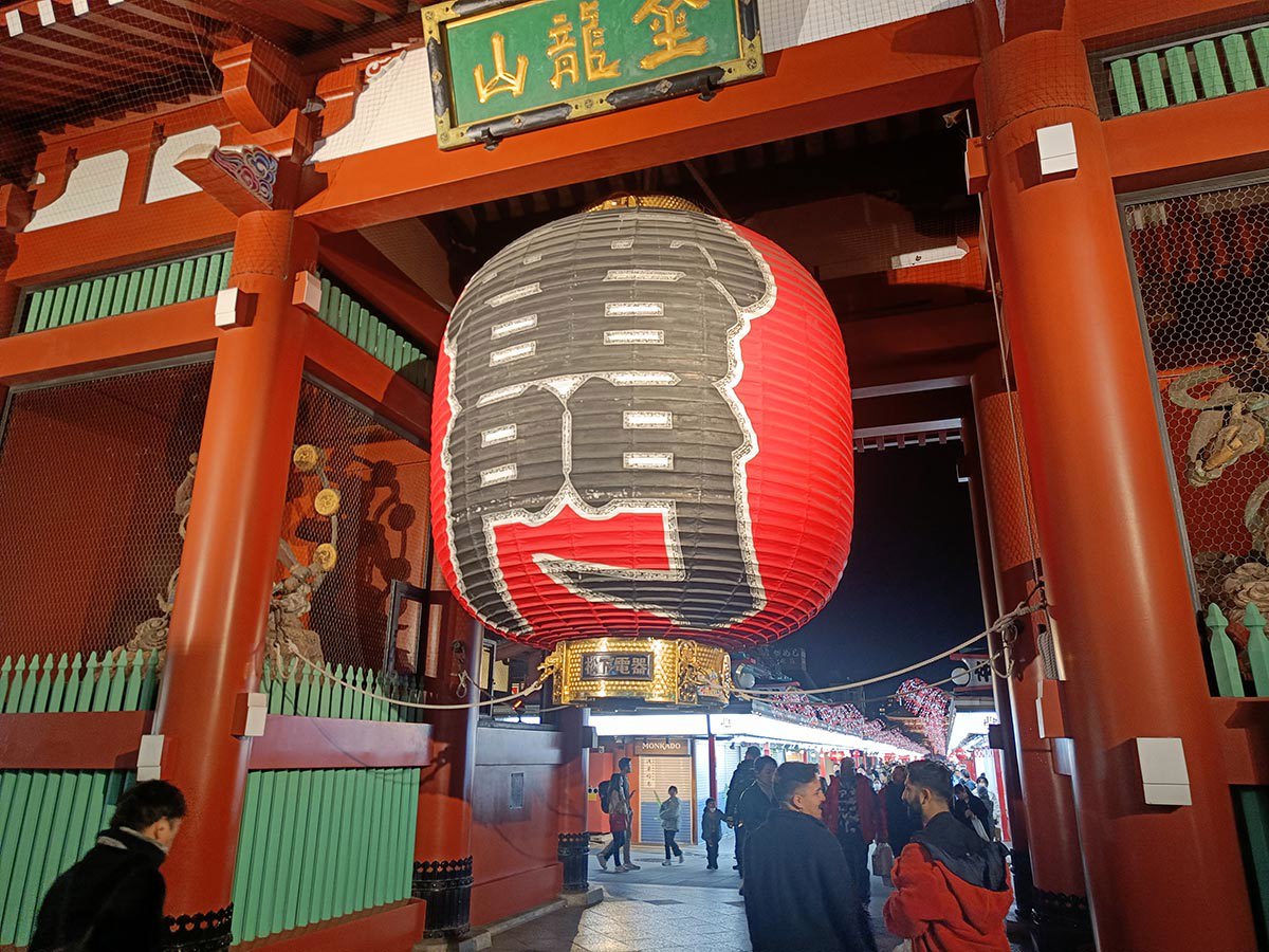 Le temple Sensô-ji à Asakusa