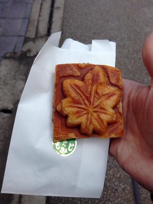 Gâteau Momiji Manju