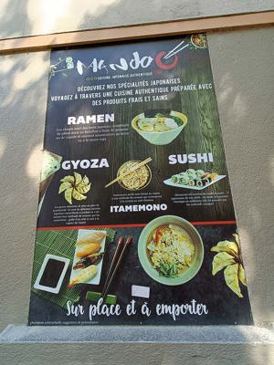 Affiche du magasin Mandoo