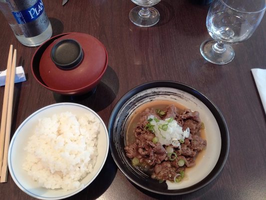 Boeuf sauté à la sauce Ponzu