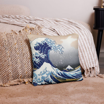 Grande Vague de Kanagawa - Coussin