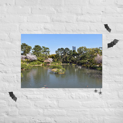 Jardin Shukkei-en à Hiroshima - Poster Mat